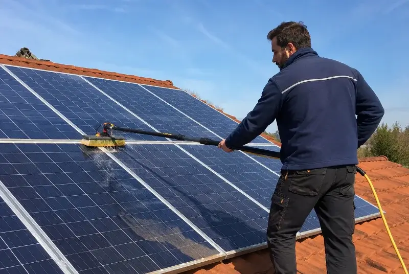 Nettoyage et entretien de panneaux solaires à Avensan